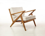 Handmade Mid-Century Wood Lounge Chair