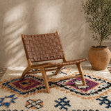 Handcrafted Solid Wood Accent Chair