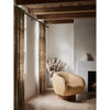 Alden Leather Swivel Accent Chair