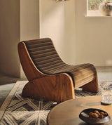 Camden™ Walnut Velvet Accent Chair
