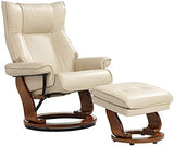 Morgan Swivel Recliner Chair With Ottoman