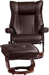 Morgan Swivel Recliner Chair With Ottoman