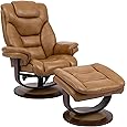 Morgan Swivel Recliner Chair With Ottoman
