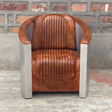 Hudson Aviator Leather Accent Chair