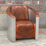 Hudson Aviator Leather Accent Chair