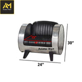 Aviator Turbine Club Chair with dimensions