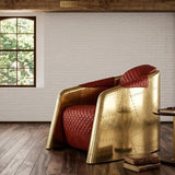Aviator Brass Finish Spitfire Armchair front view