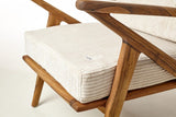 Handmade Mid-Century Wood Lounge Chair