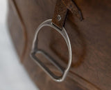 Saddle Leather Chair & Footstool
