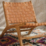 Handcrafted Solid Wood Accent Chair
